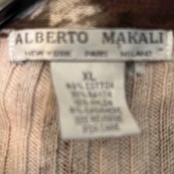 Alberto Makali Leopard pleated Cardigan - Picture 3 of 10